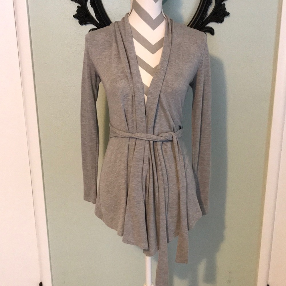 Rue 21 gray wrap cardigan